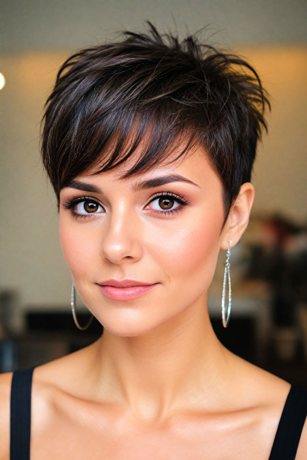 pixie cut with texture for rocking out at any concert