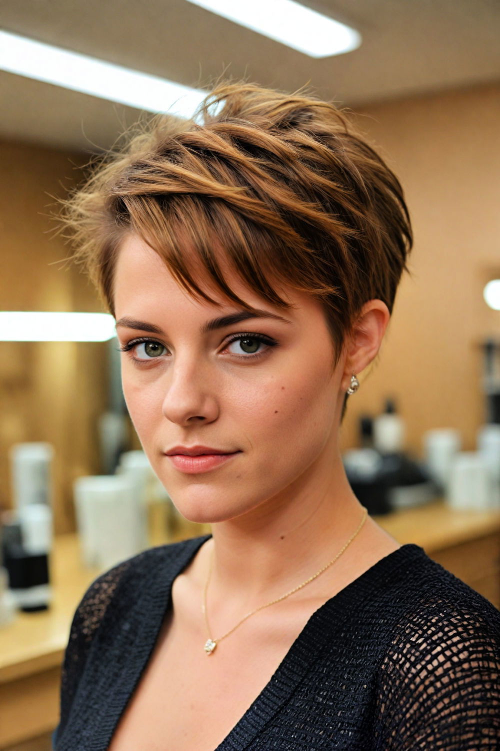 pixie haircut for thick hair