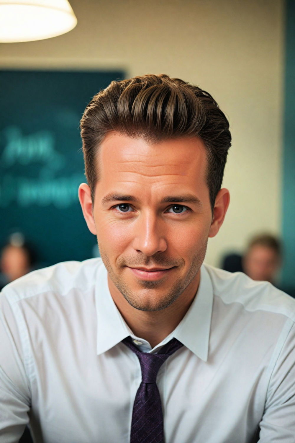 pompadour haircut for casual and formal settings