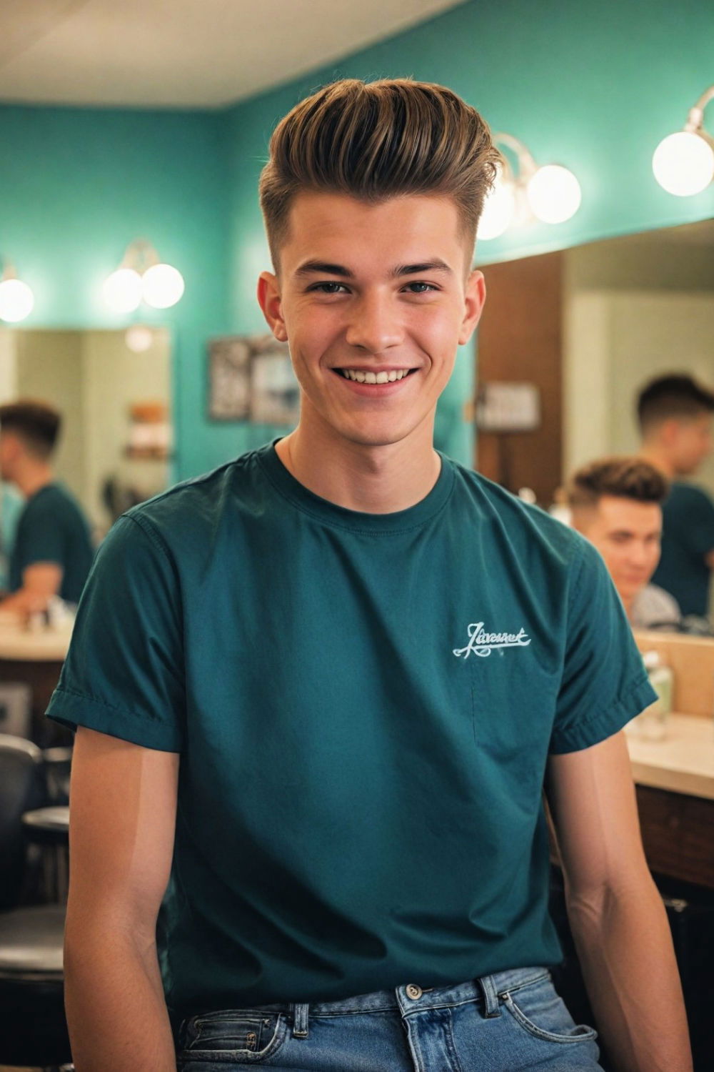 pompadour hairstyle for a voluminous look