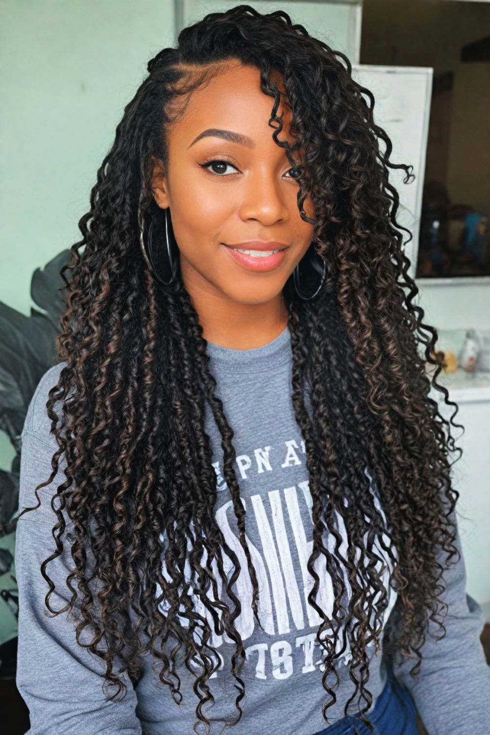 protective stylish butterfly locs hairstyle