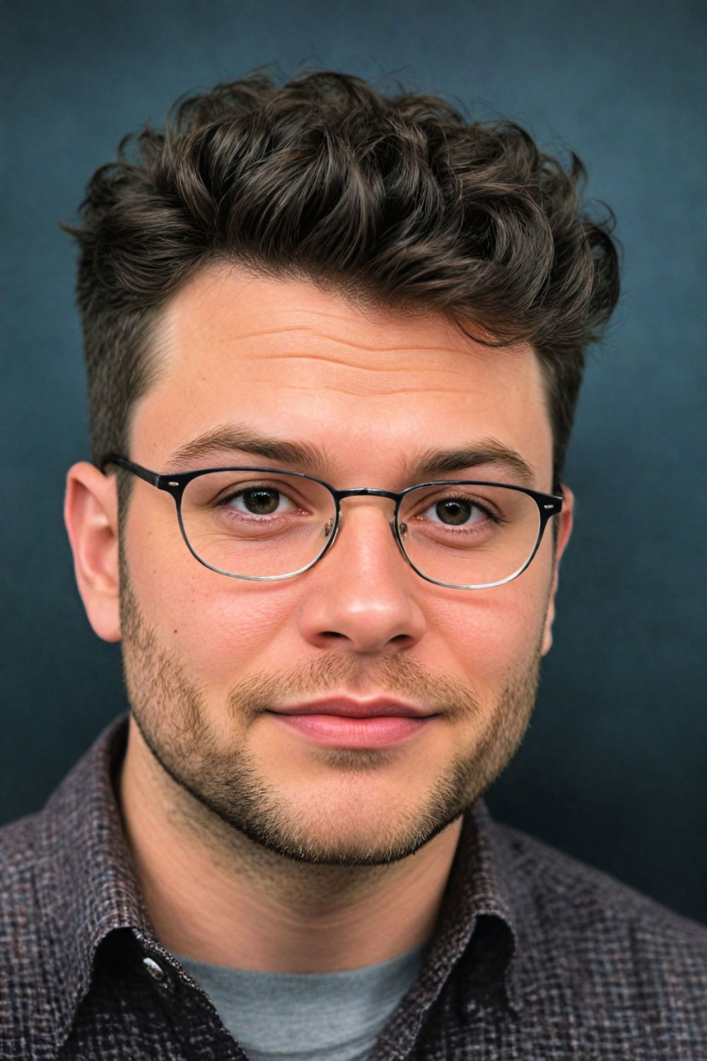 quiff haircut for rounding faces