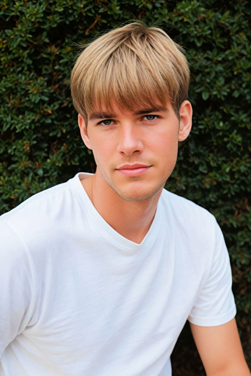 retro charm and modern bowl haircut