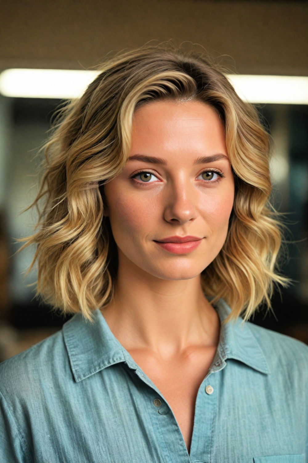 retro medium cut for thin hair