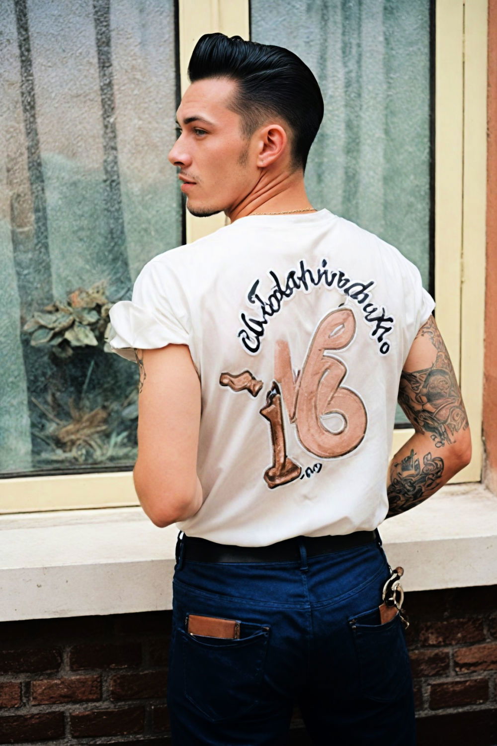 rockabilly 70s hairstyle men