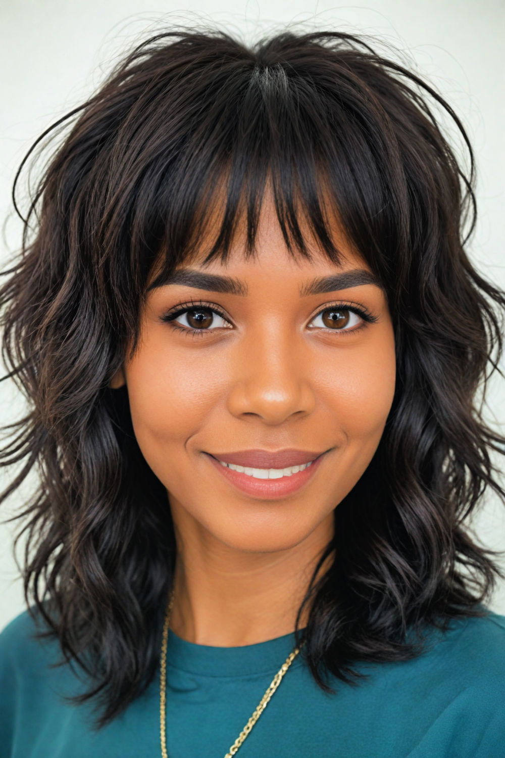 shag cut baddie hairstyle