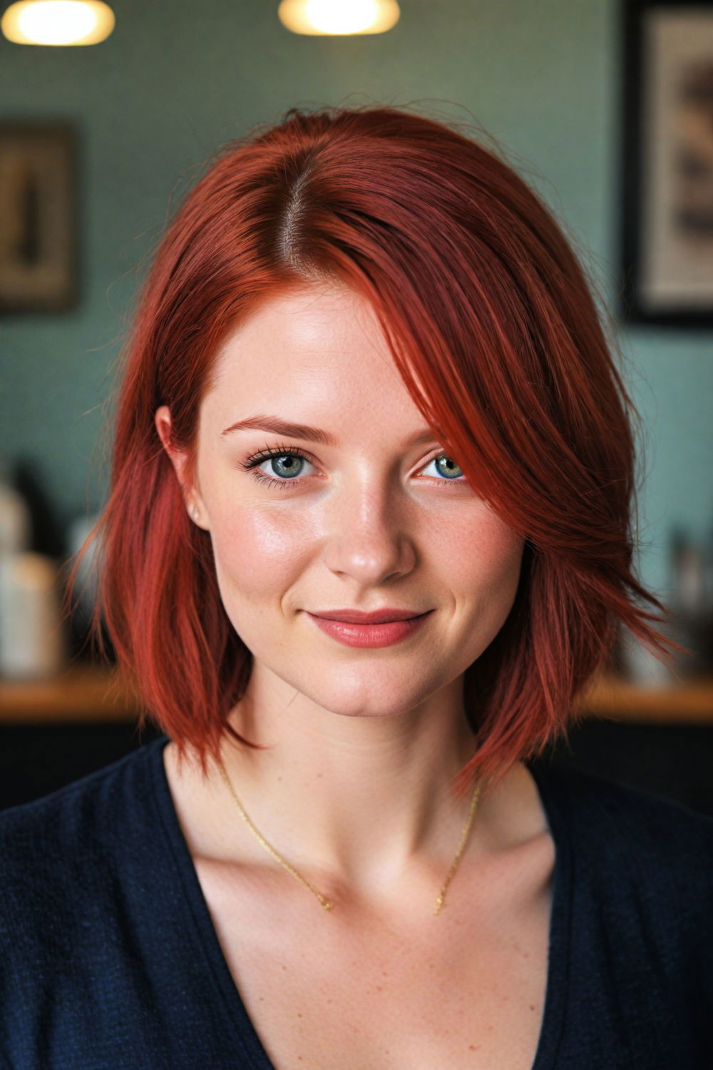 short layered cropped haircut