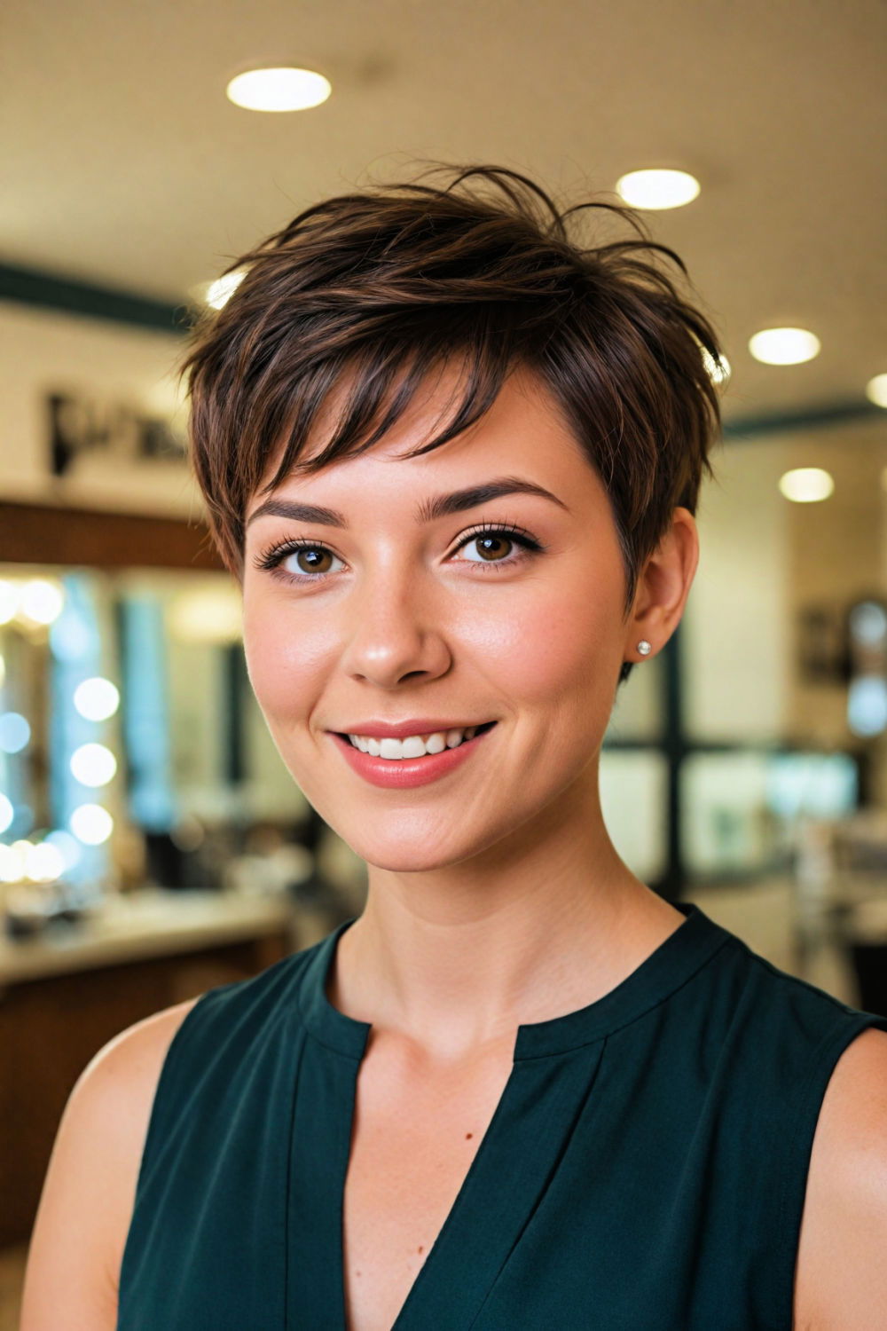 short layered pixie haircut