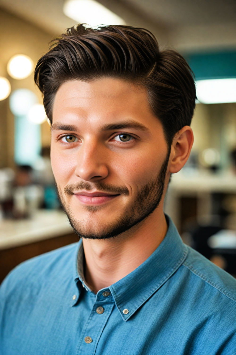 side part men s short haircut