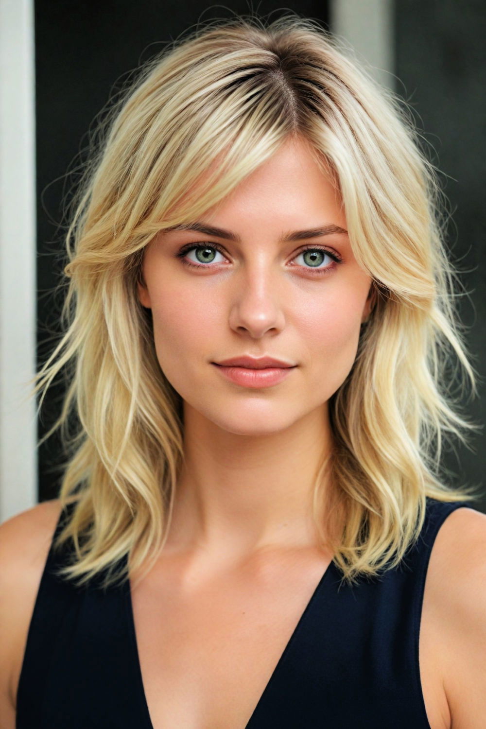 side swept bangs hairstyle