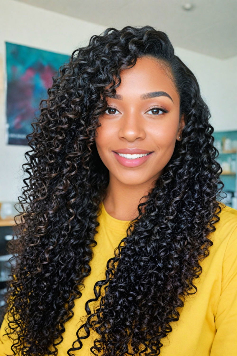 side swept passion twists hairstyle