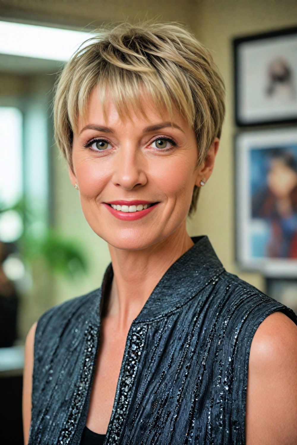 sleek and sophisticated edgy bowl haircut