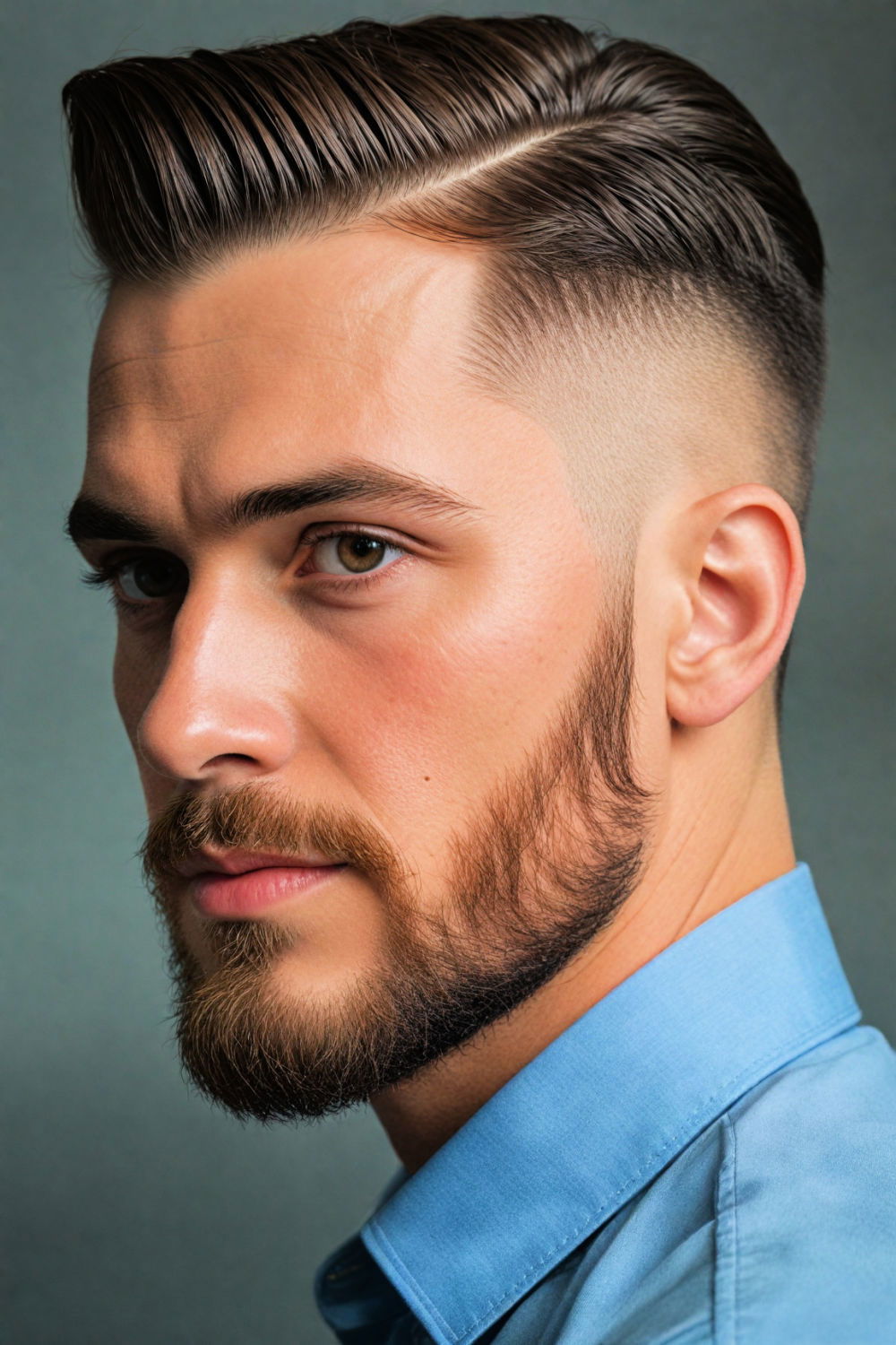 slick back with undercut design