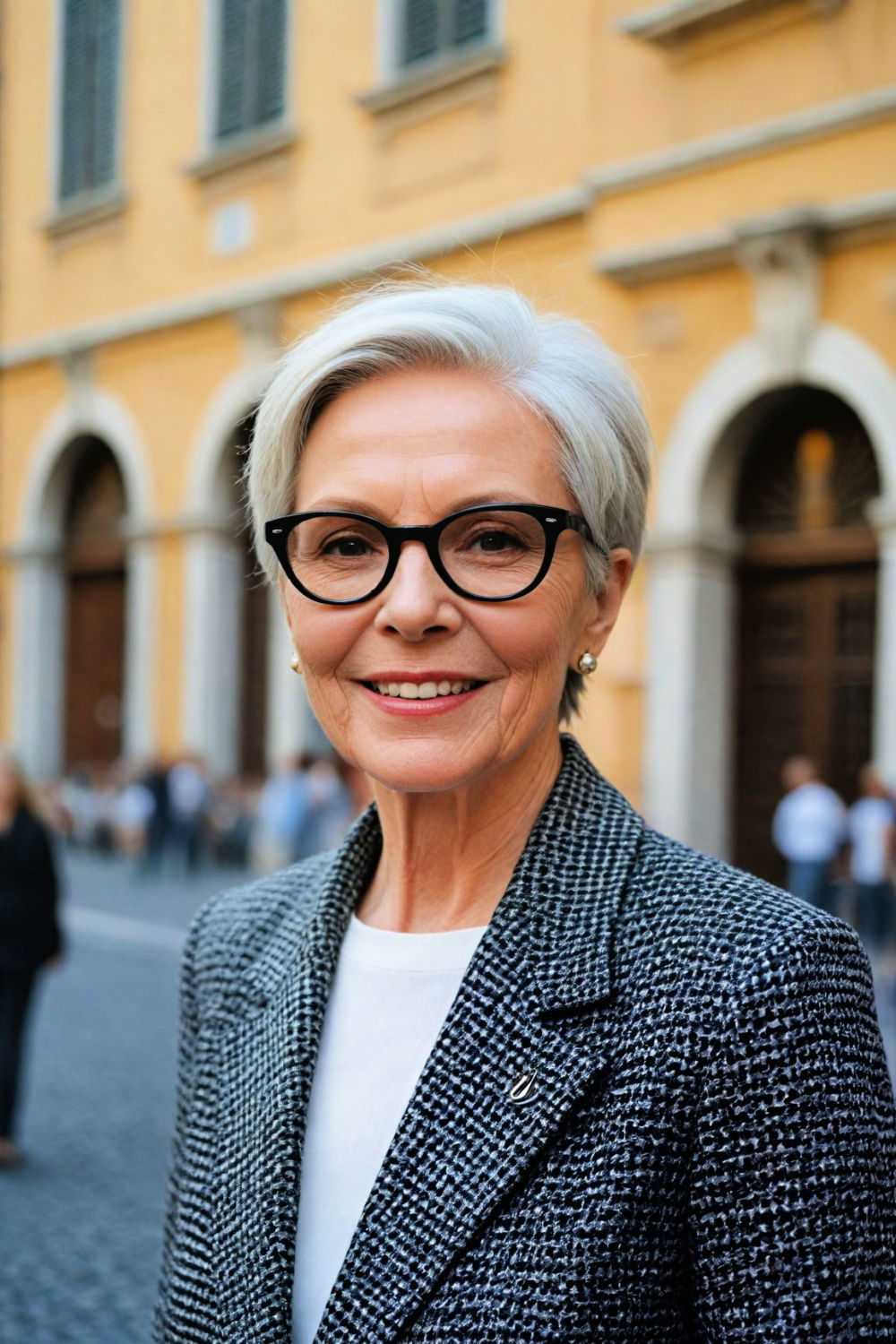 slicked back pixie haircut