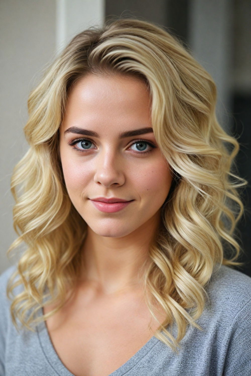 soft curls hairstyle for homecoming look