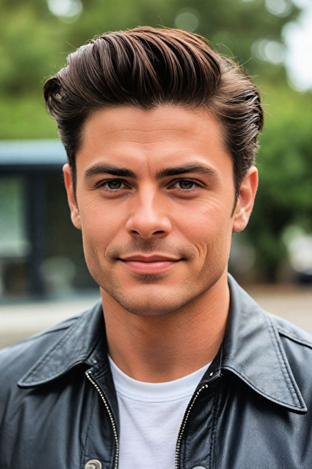 sophisticated greaser haircut