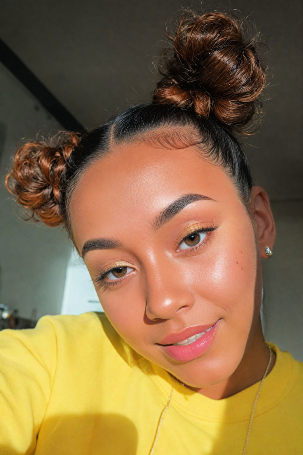 space buns baddie hairstyle