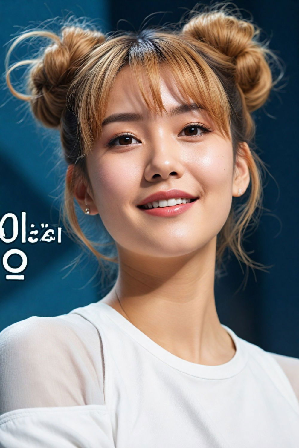 space buns korean hairstyle for women
