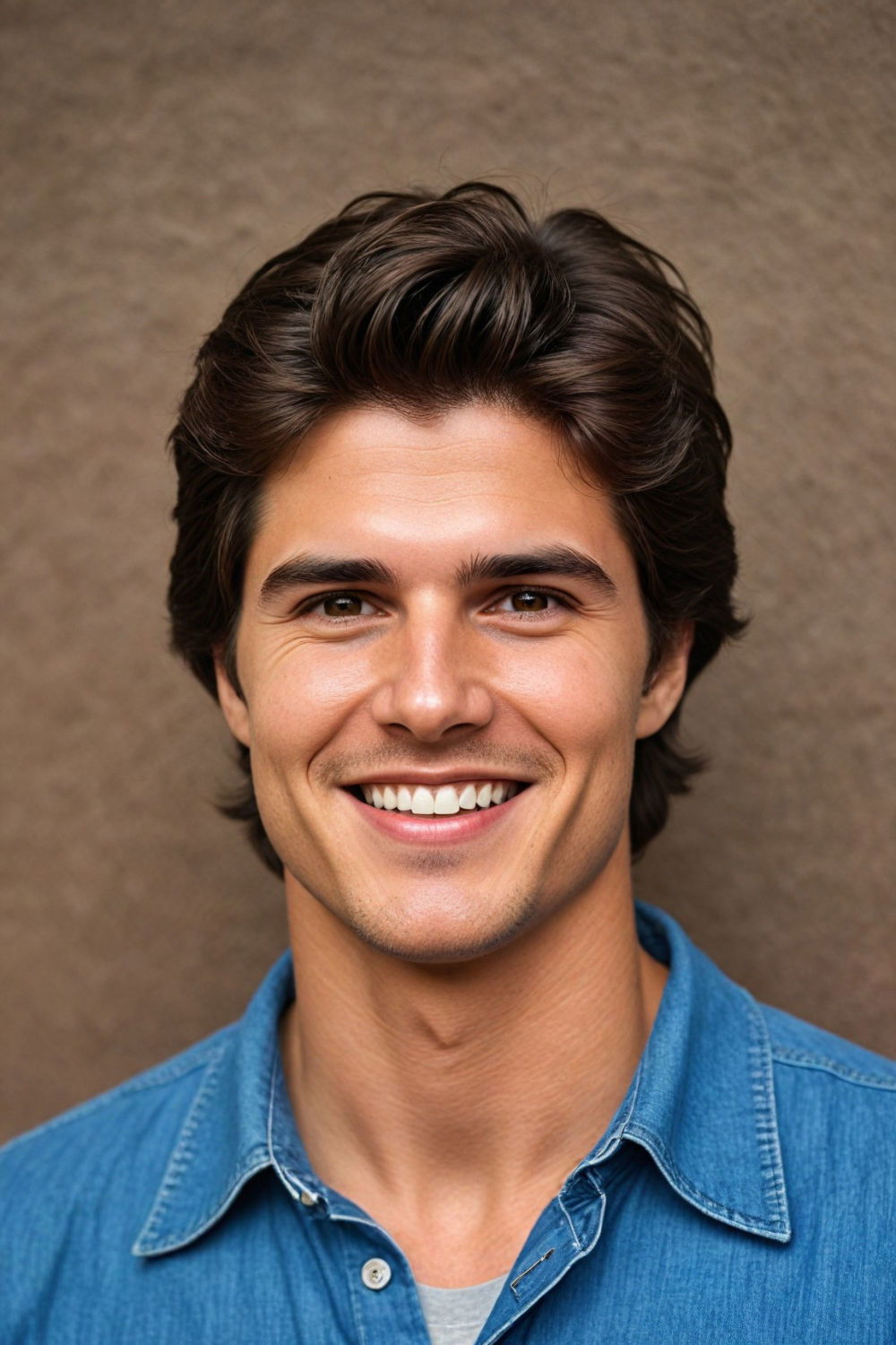 sporty dynamic wedge hairstyle