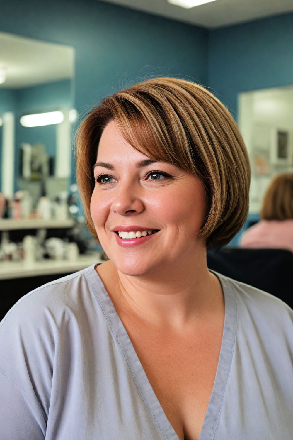 striking and sophisticated blunt cut