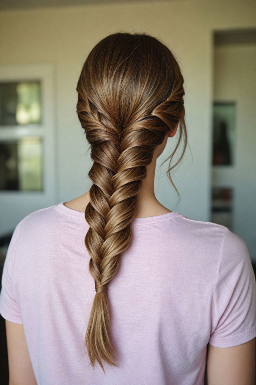 stunning fishtail braid hairstyle