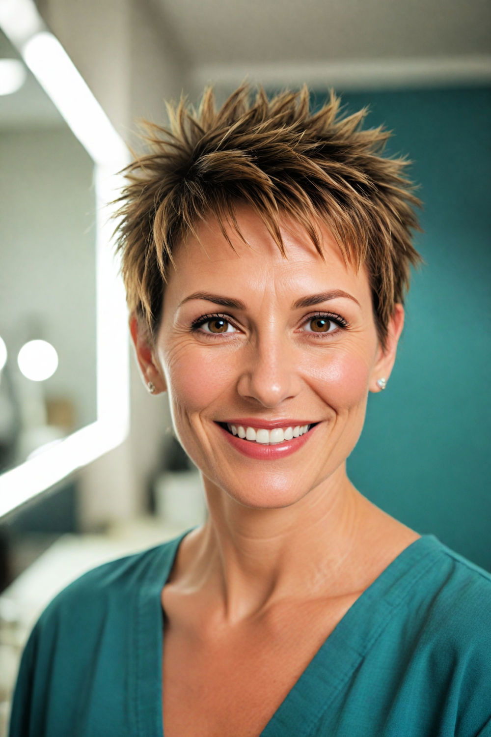 superb spiky textured cut