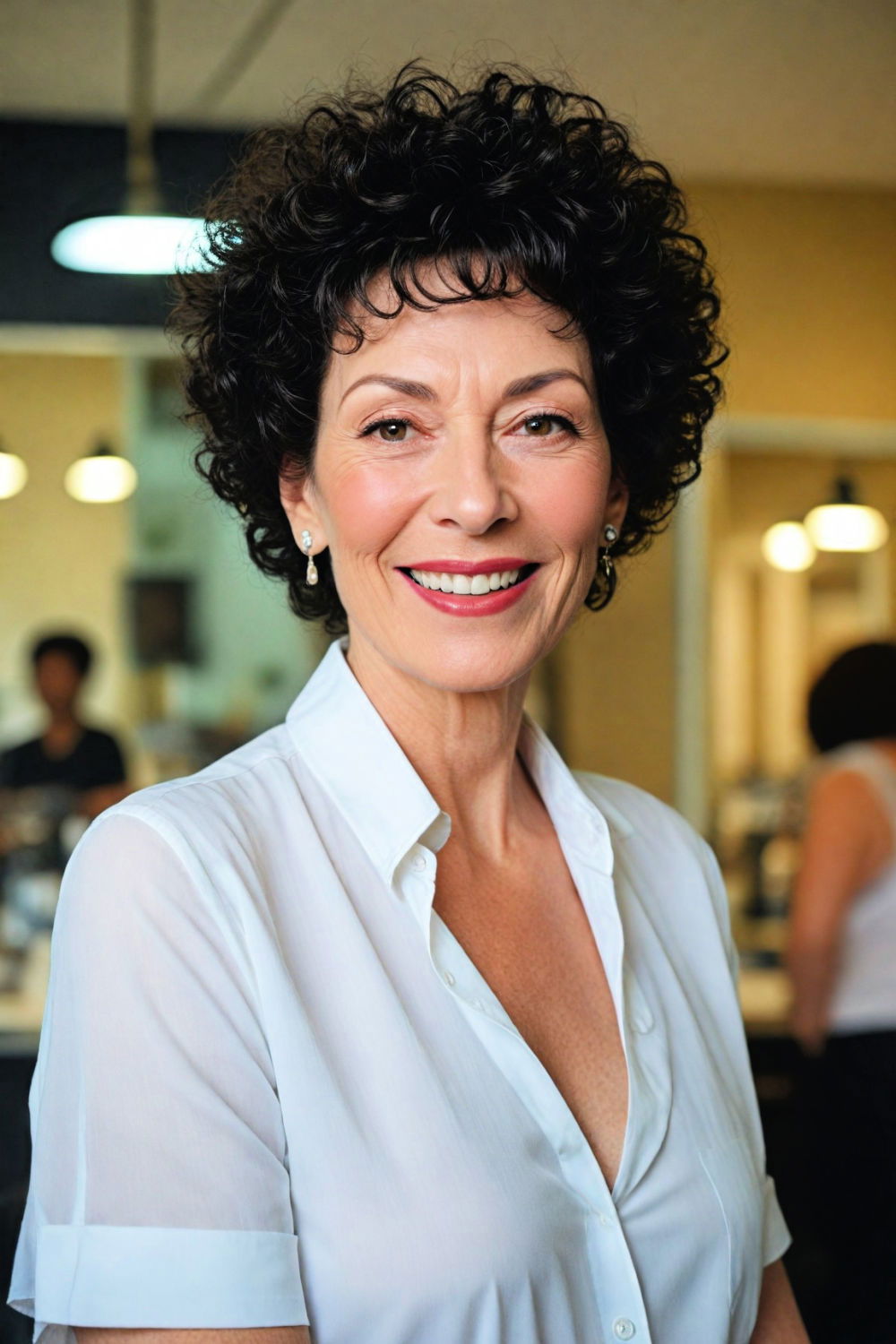 tapered afro hairstyle for women over 70