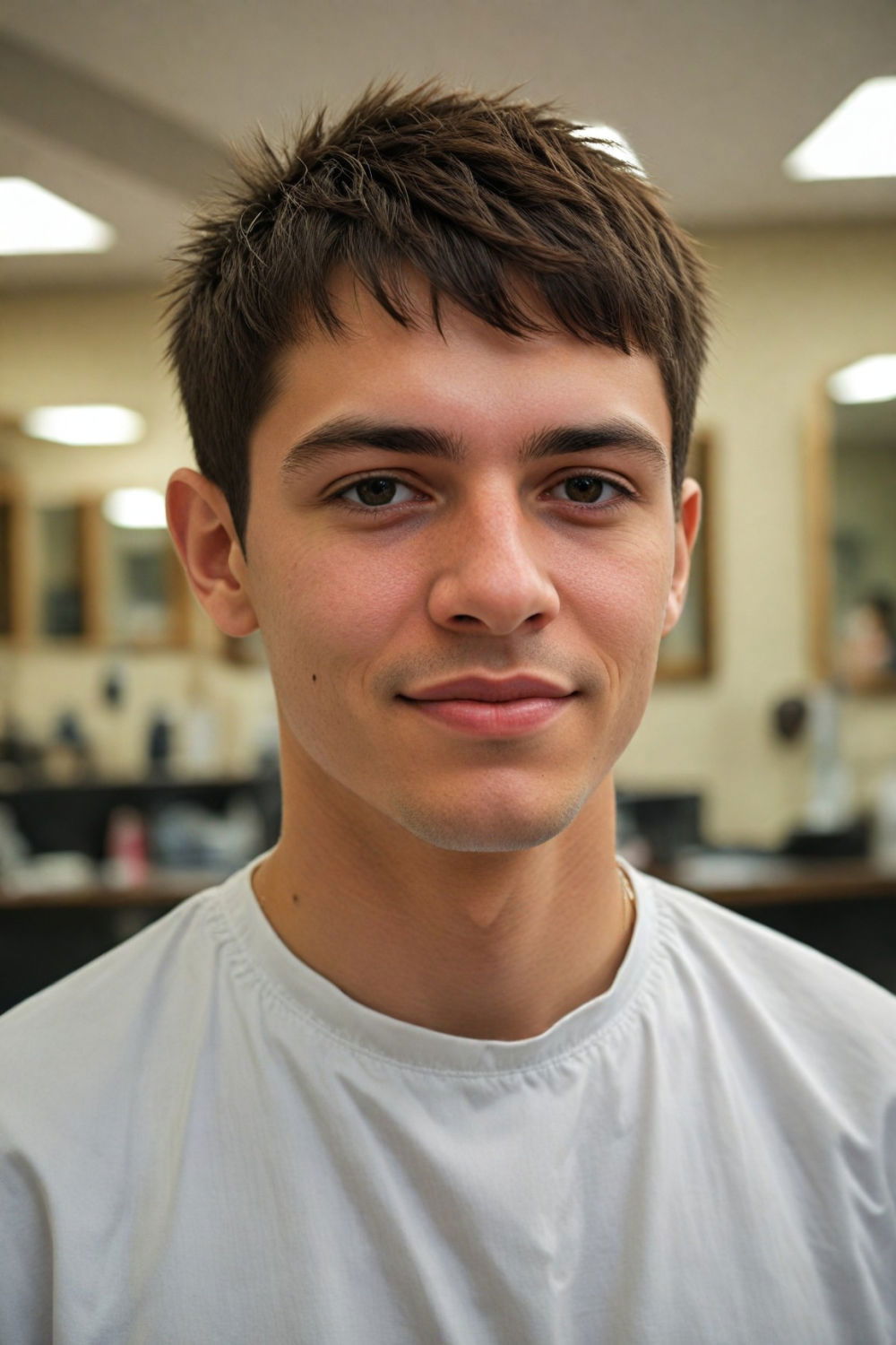 teenage guys caesar haircut