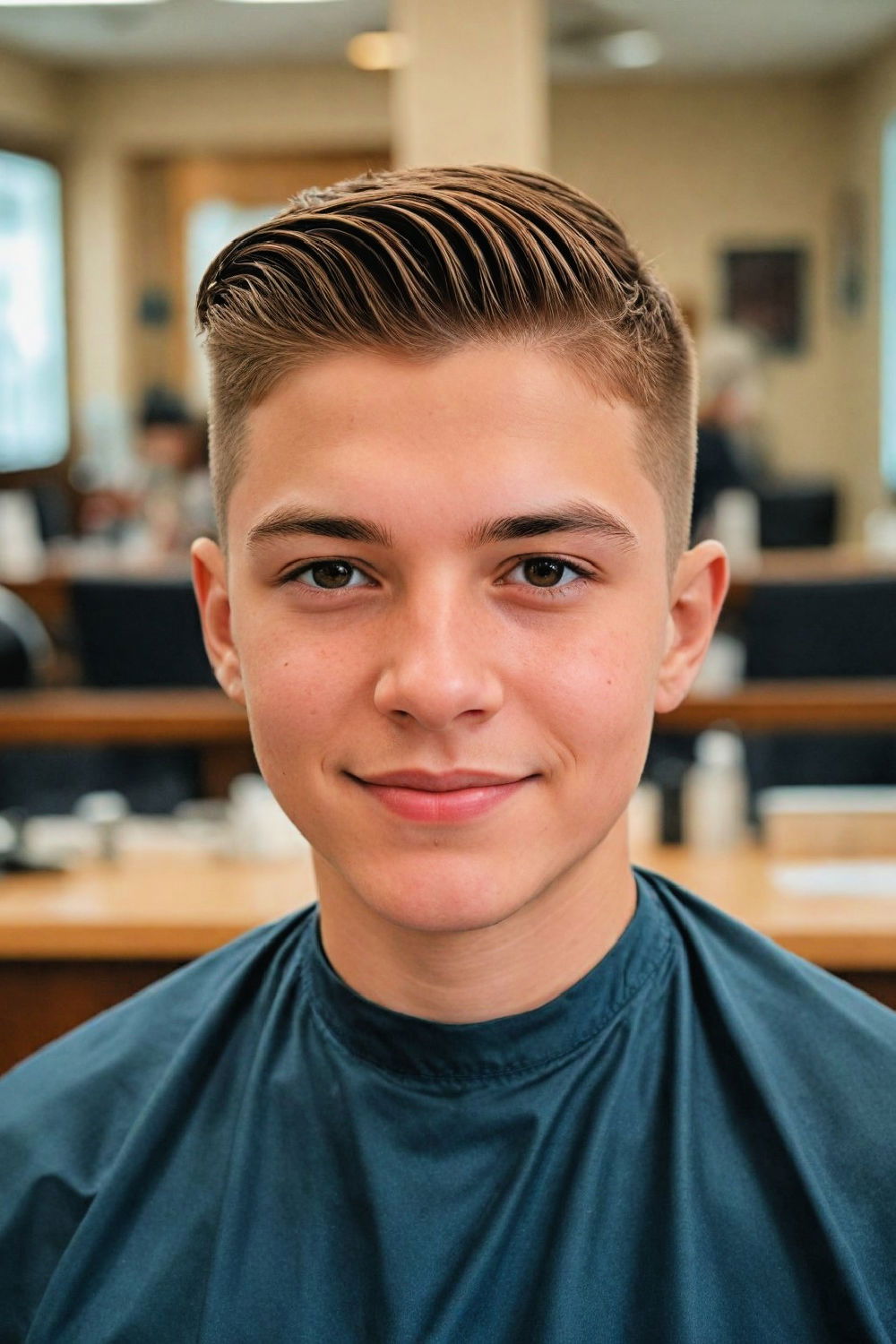 teenage low fade haircut