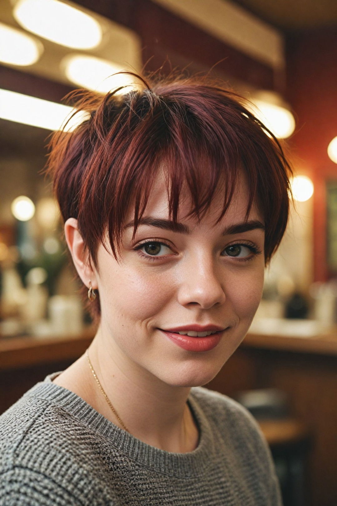 textured pixie cut for women with thin hair