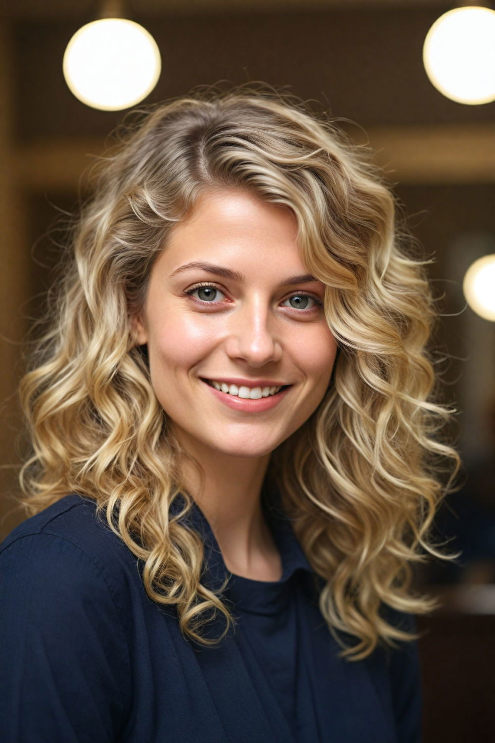 timeless classic curls hairstyle for fall