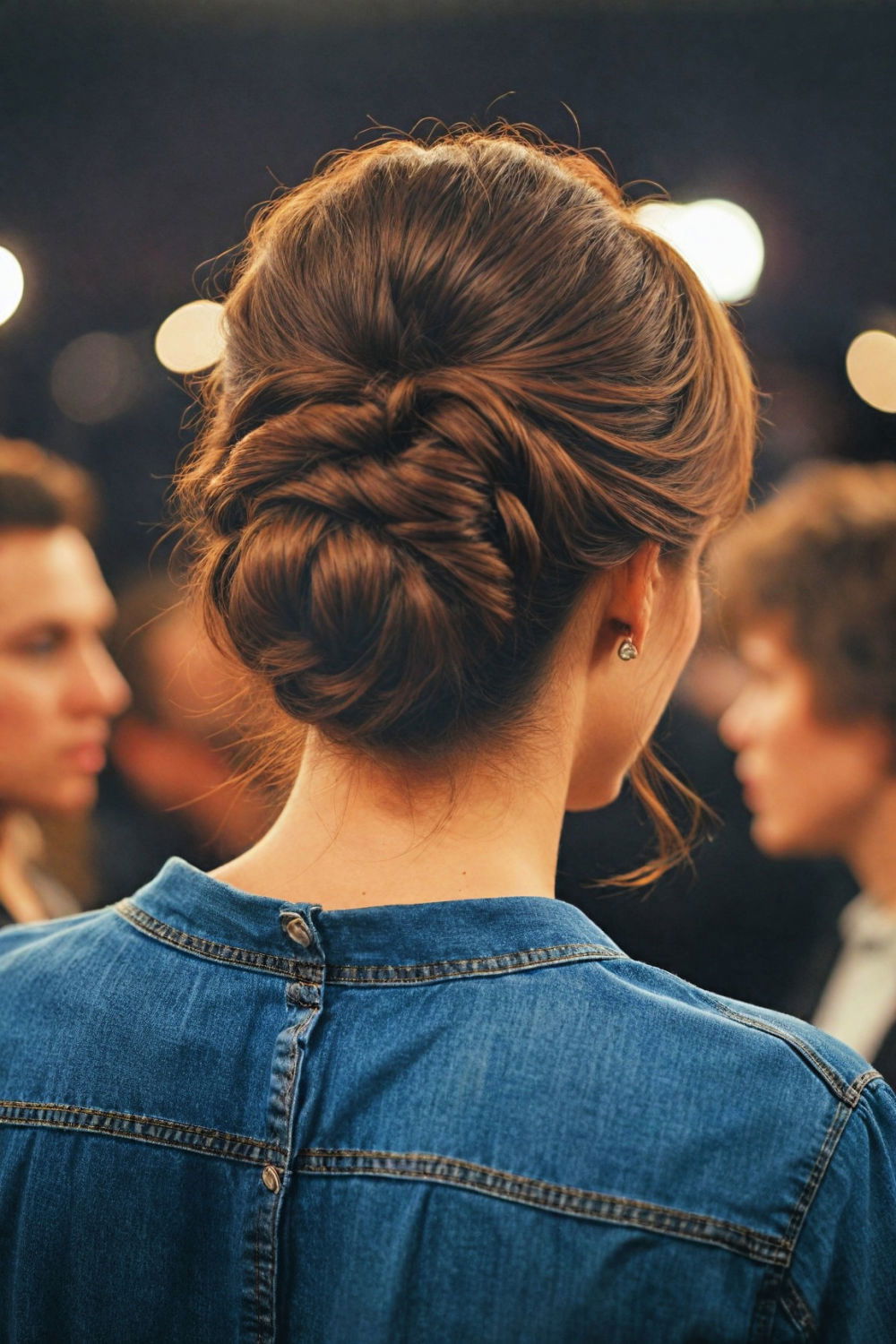 timeless elegance updo hairstyle