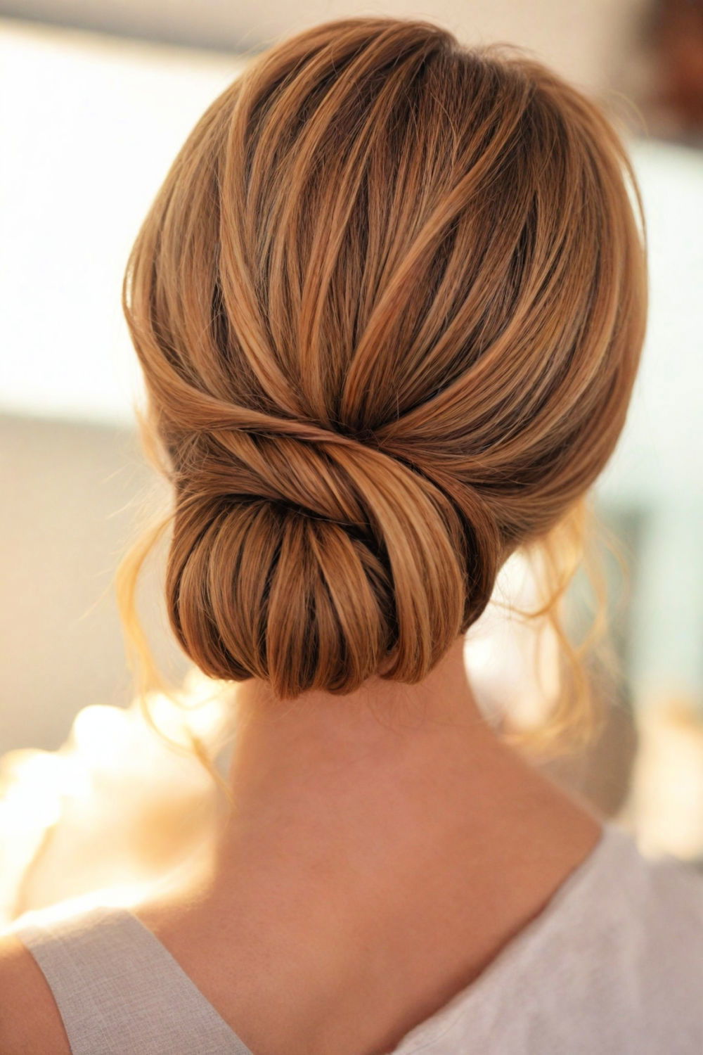 timeless elegant updo hairstyle
