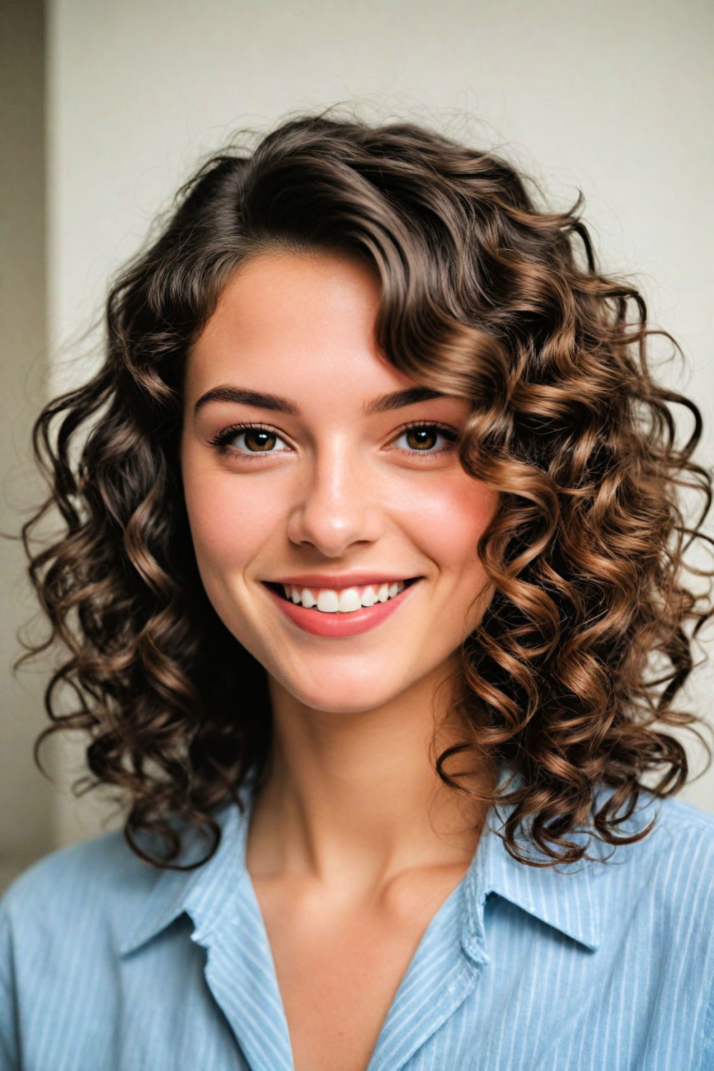 timeless retro curls hairstyle