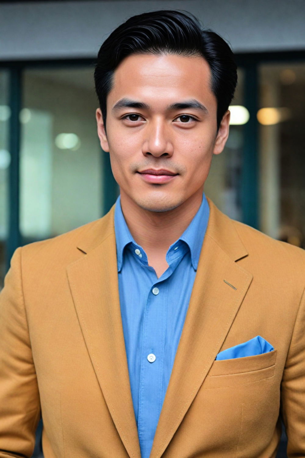 timeless side part hairstyle