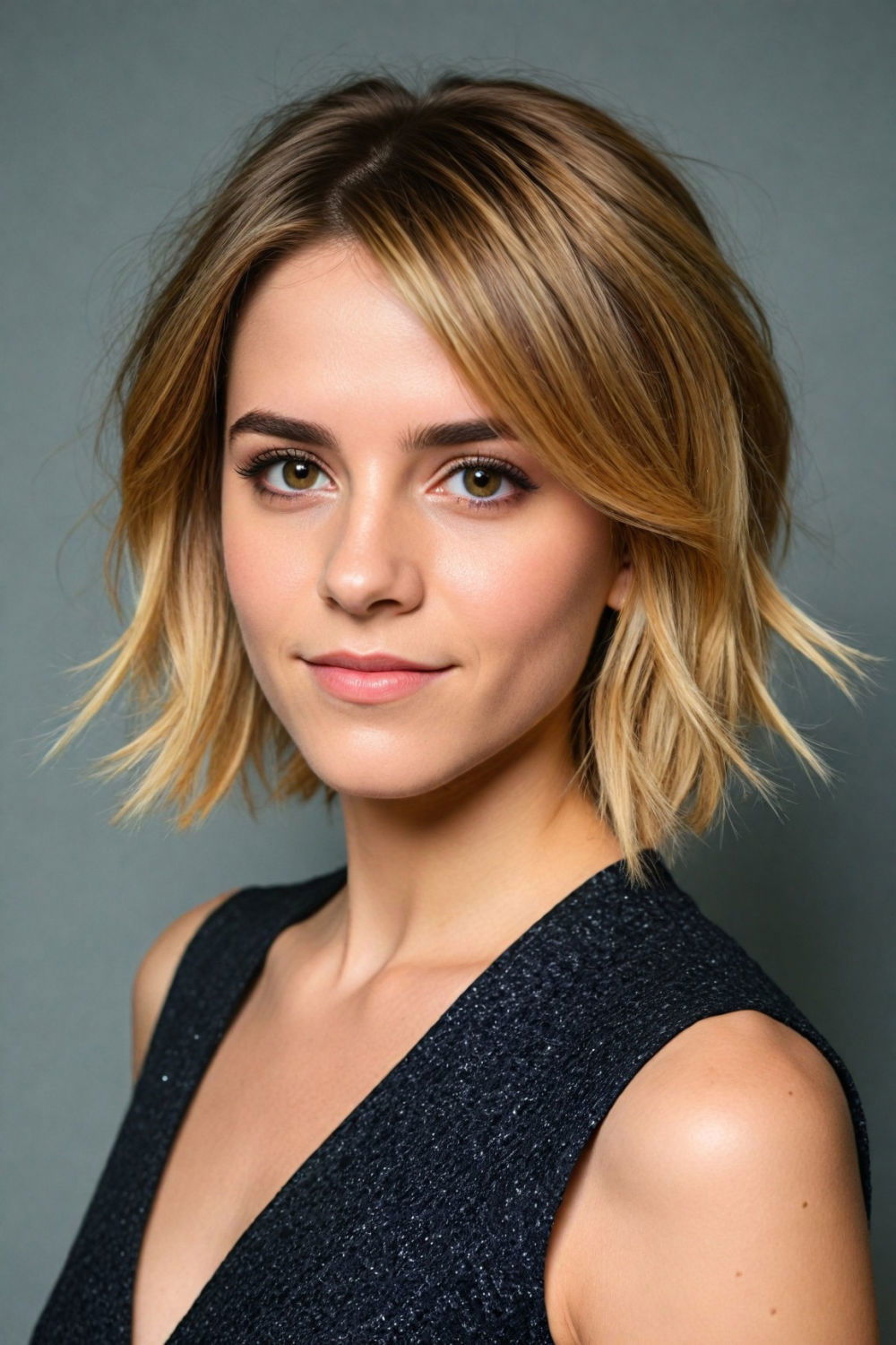 traditional asymmetrical bob haircut