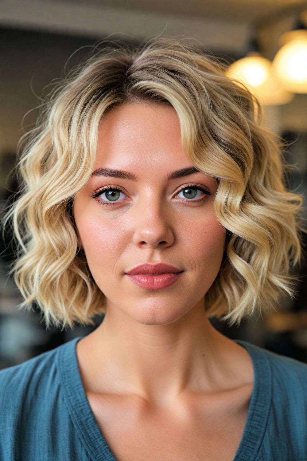trendy and easy tousled bob haircut