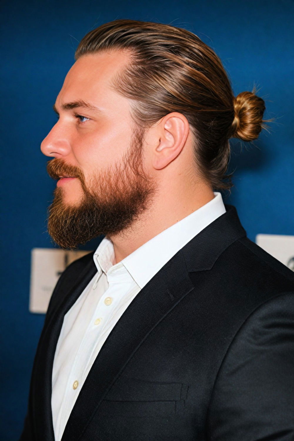 trendy and practical man bun hairstyle