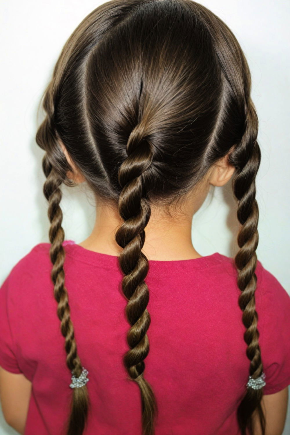 triple twist hairstyle for toddler girl