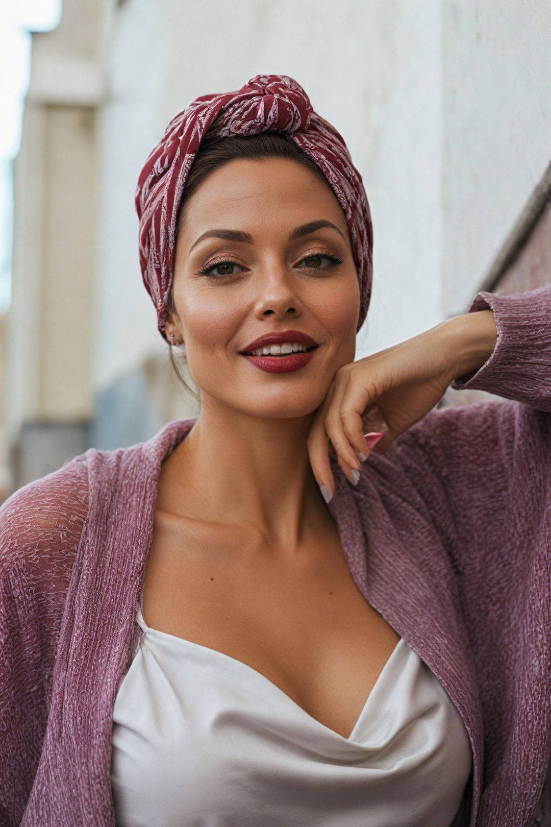 twisted bandana turban hairstyle