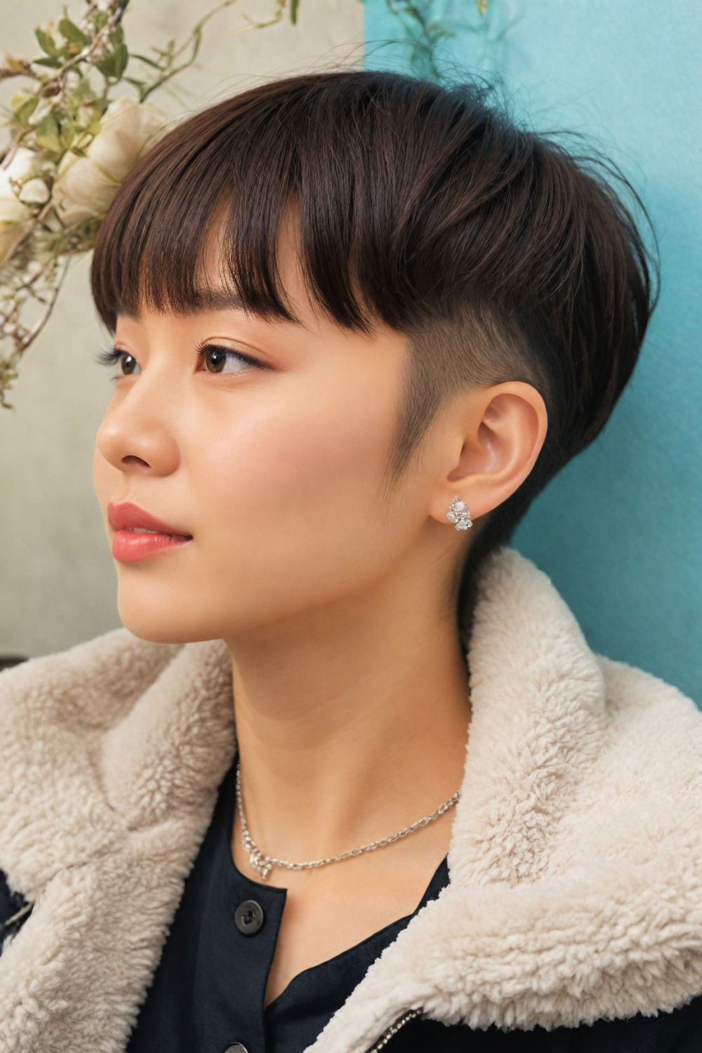 undercut korean hairstyle for women
