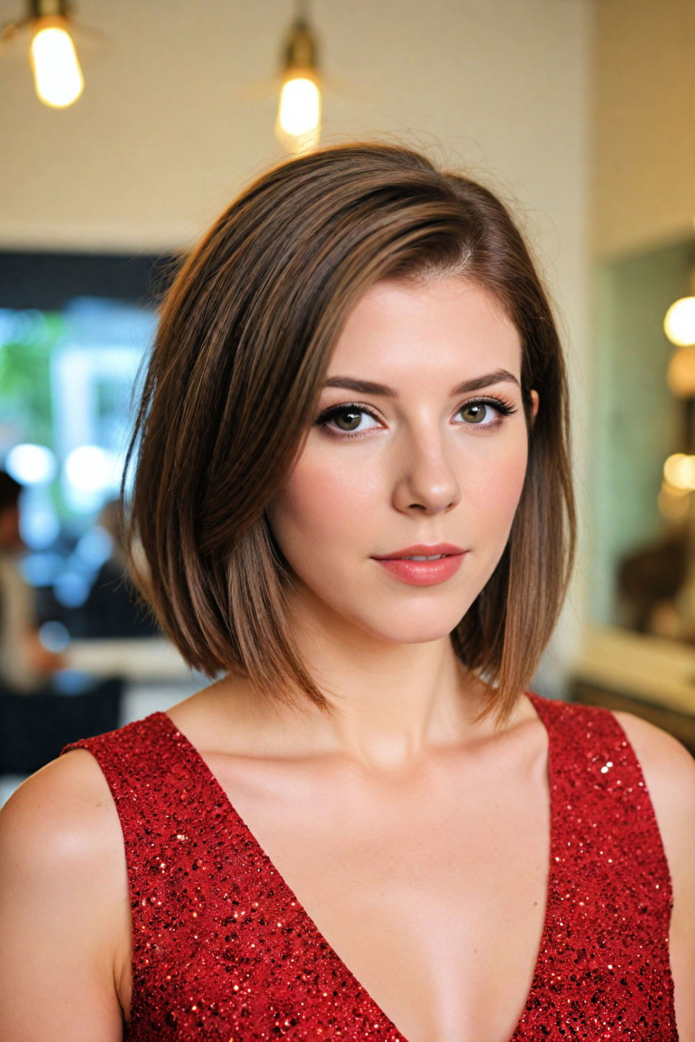 unique a line bob haircut for thin hair