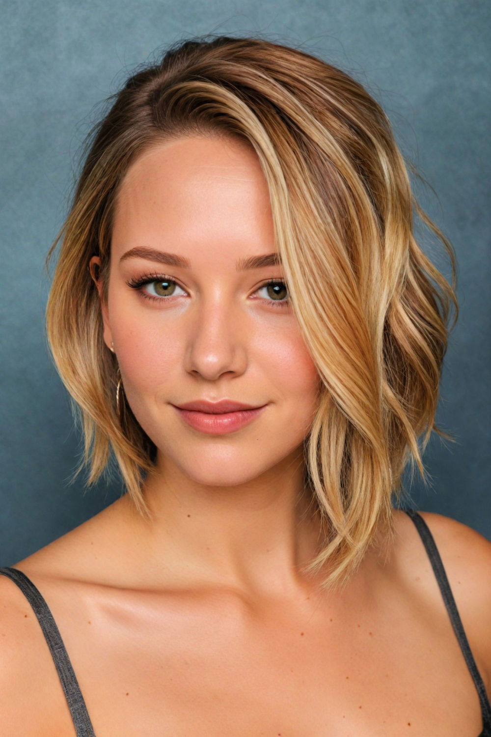 unique asymmetrical bob haircut