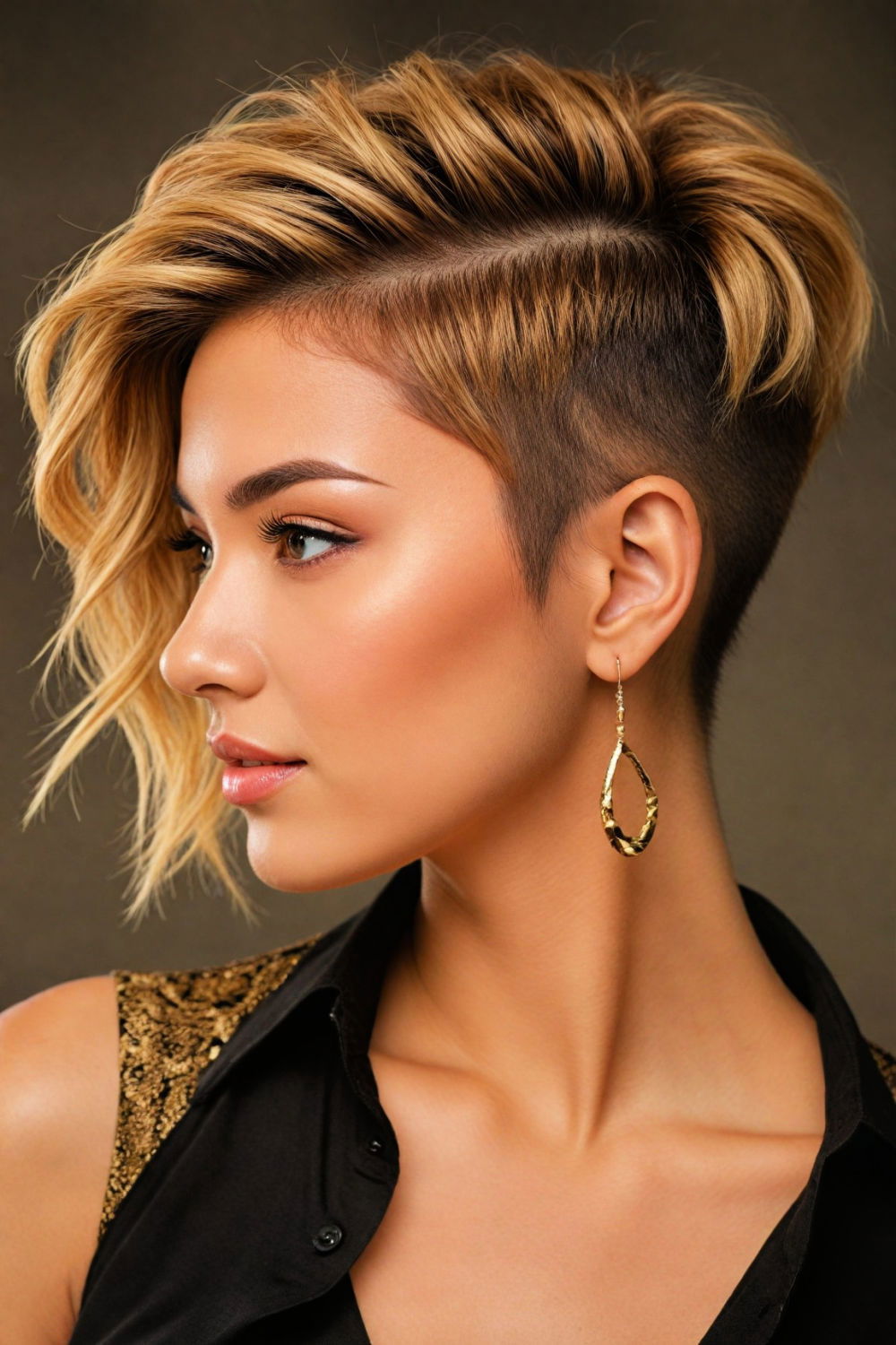 unique undercut style for birthday