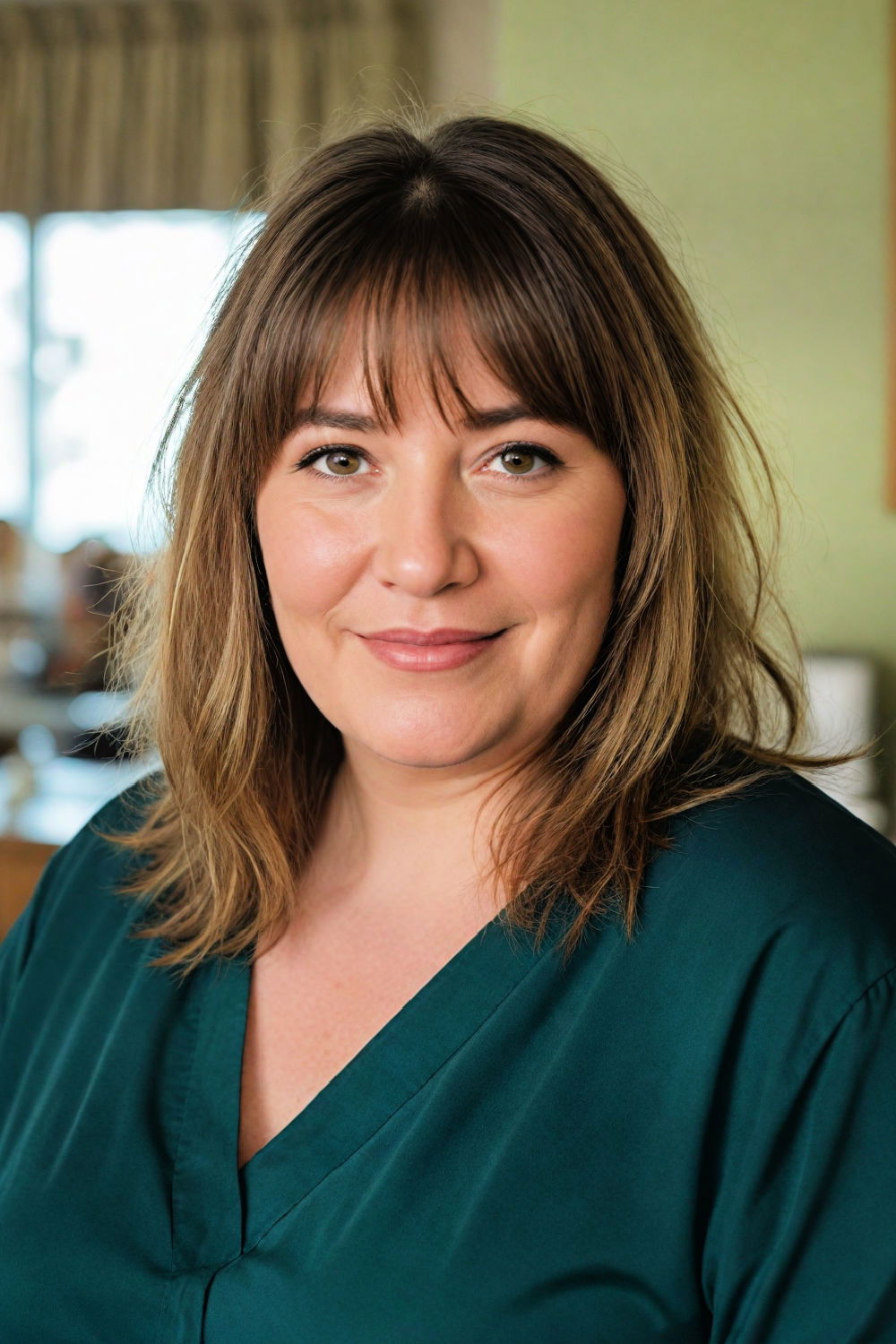 versatile curtain bangs hairstyle