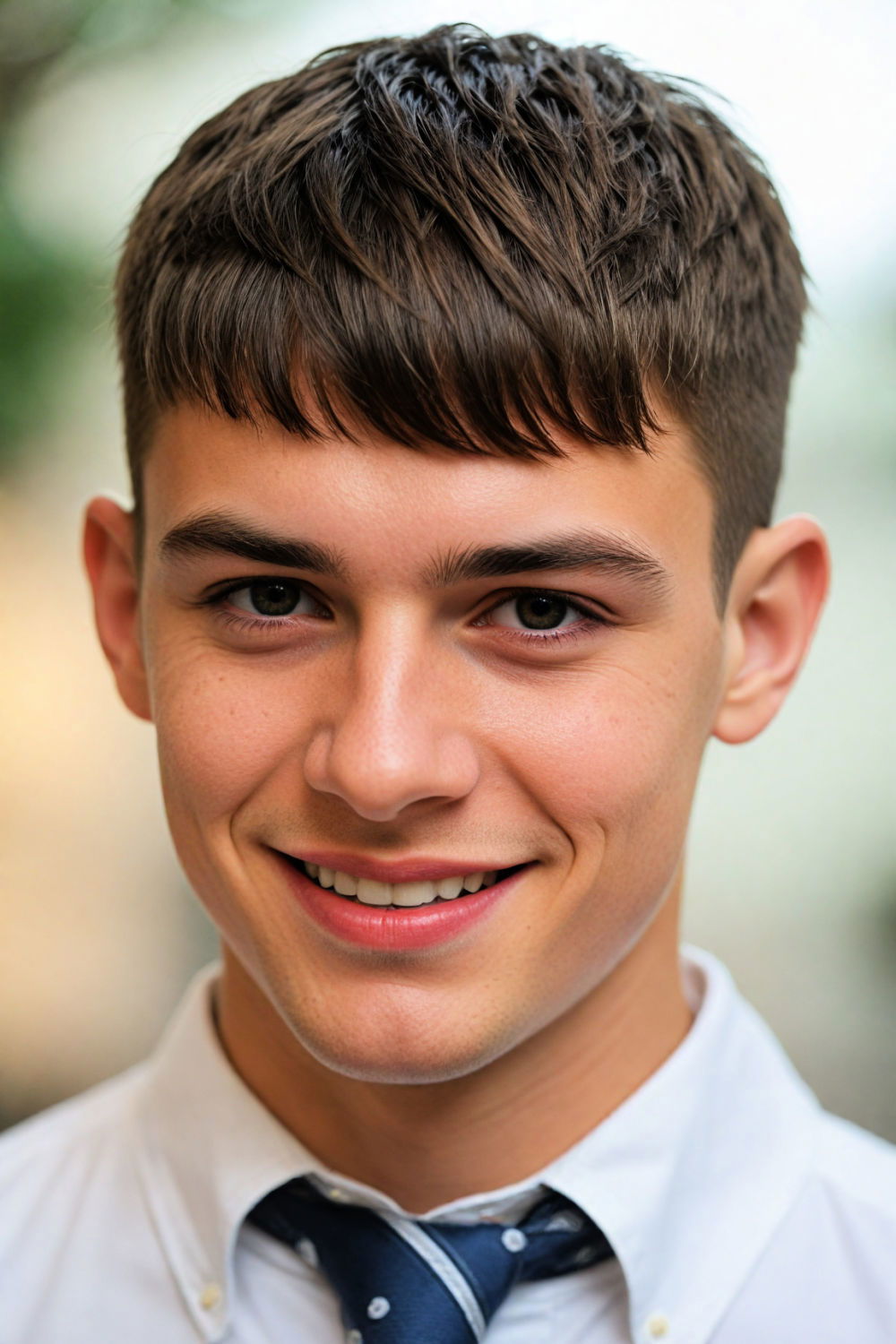 versatile french crop haircut