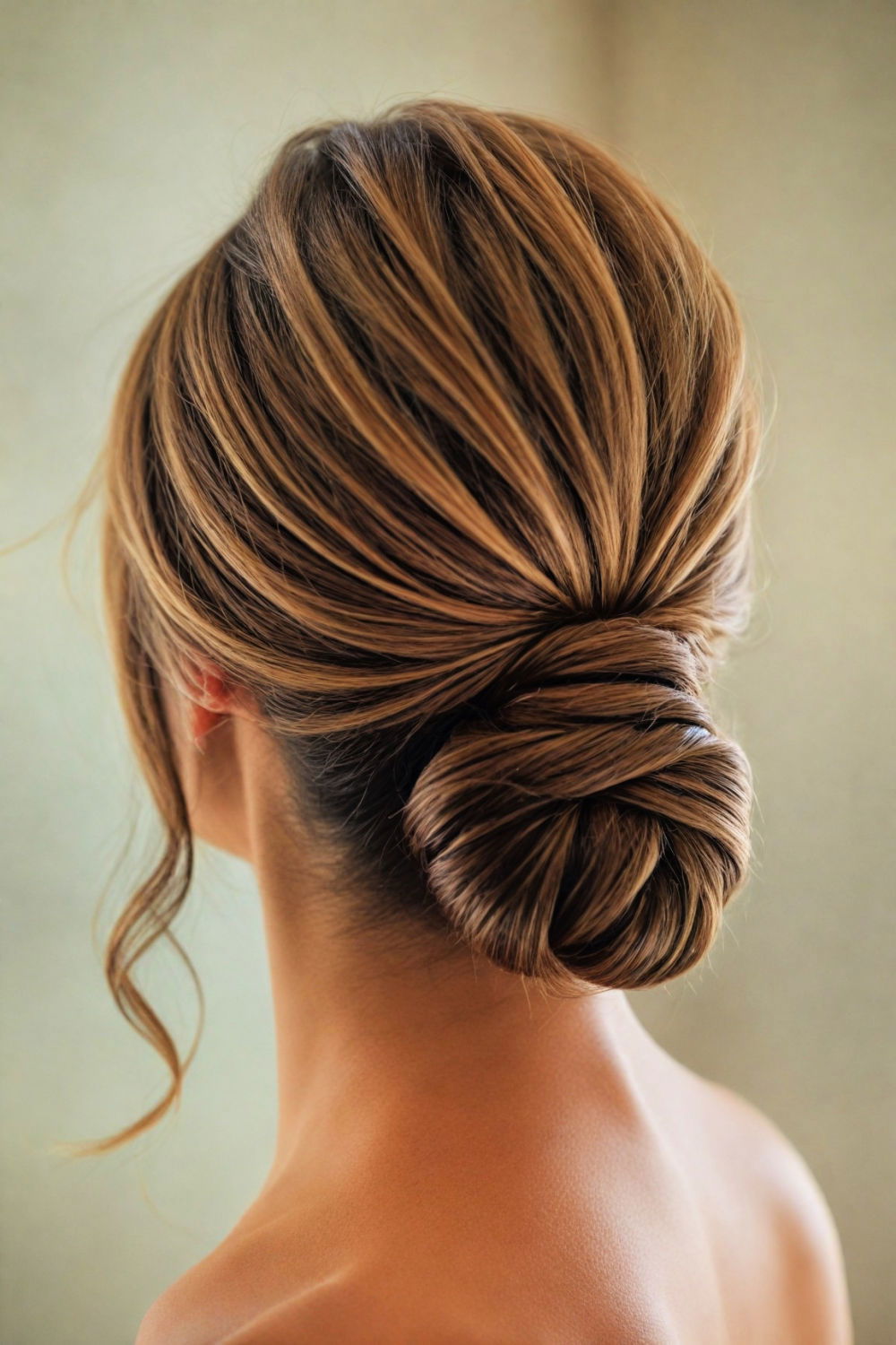 versatile low bun hairstyle
