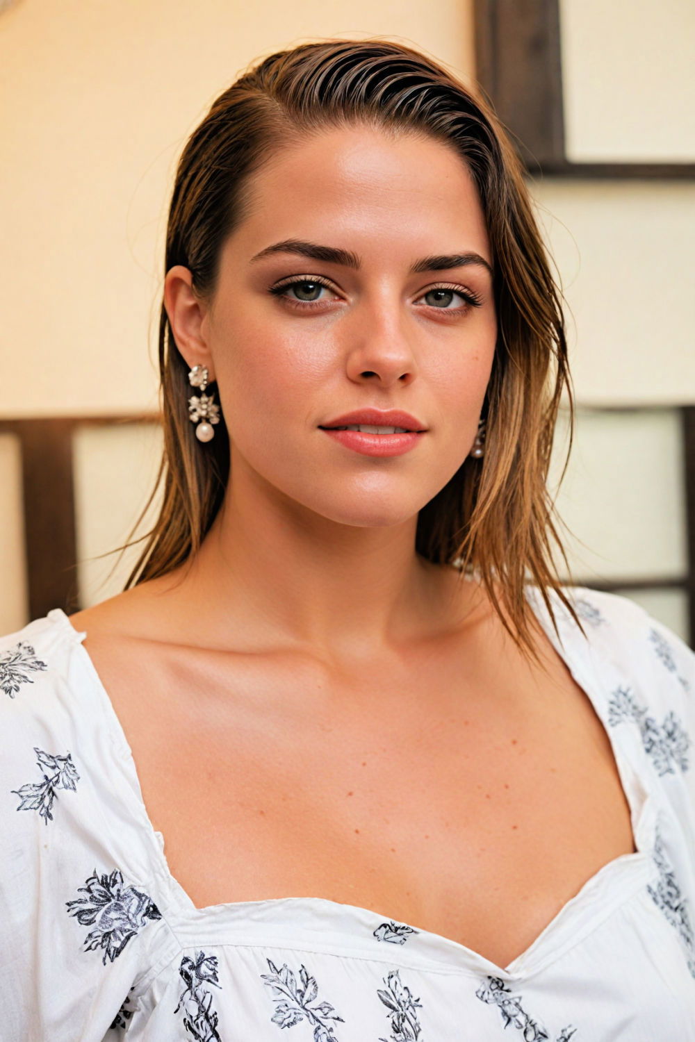 wet look hairstyle for womens