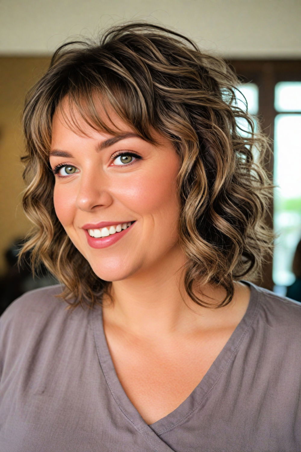 wonderful shag hairstyle