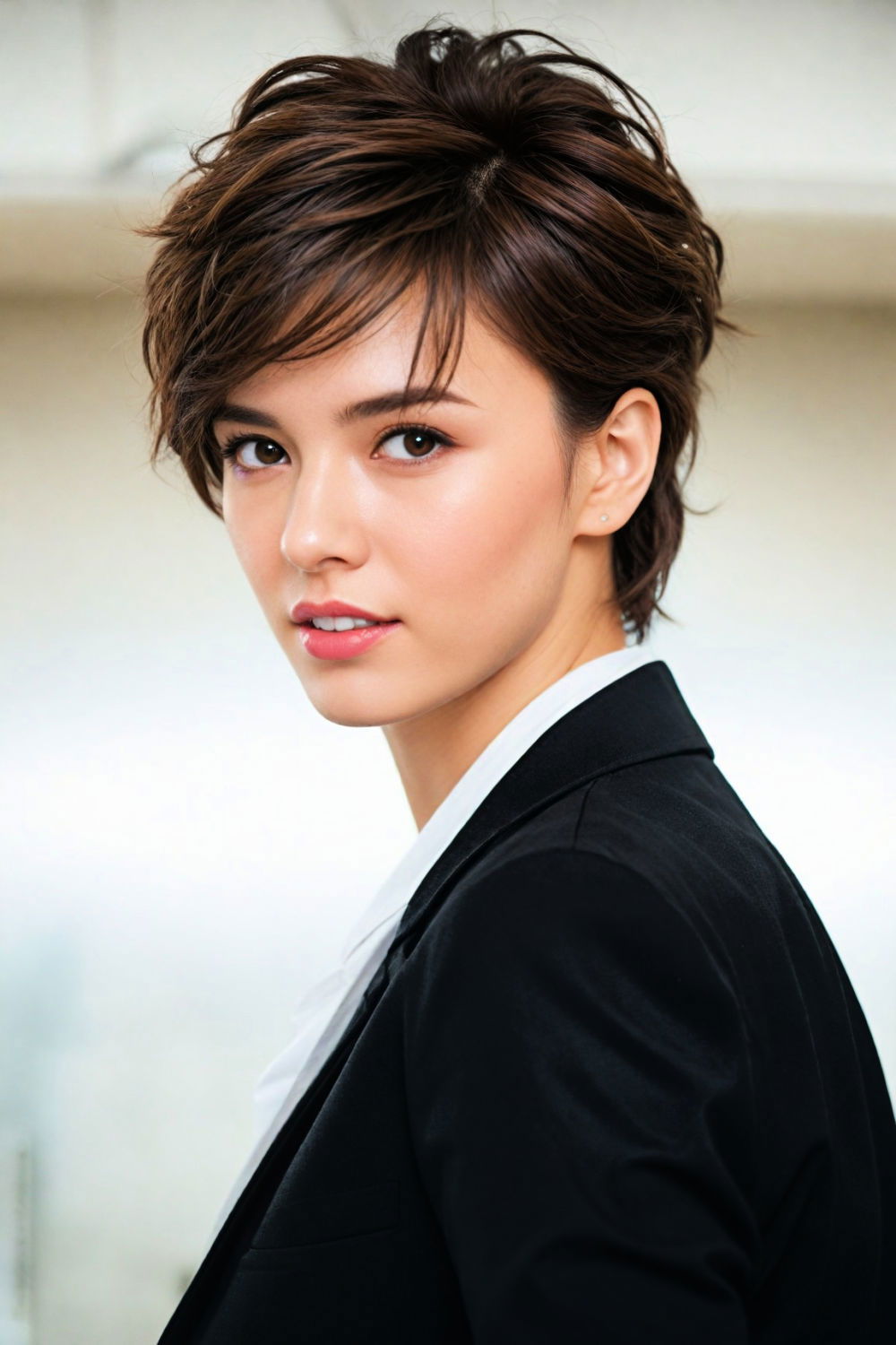 wonderfully low maintenance boyish crop haircut